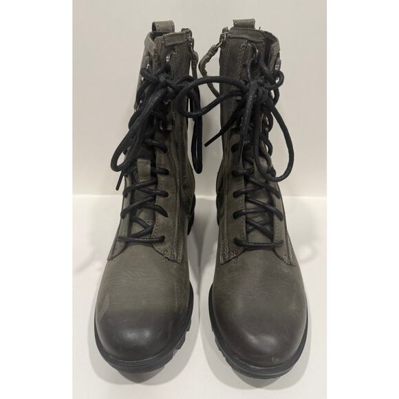 SOREL Phoenix Alpine Tundra Lace-Up Waterproof Boots Combat Leather Size 8 - Picture 3 of 7